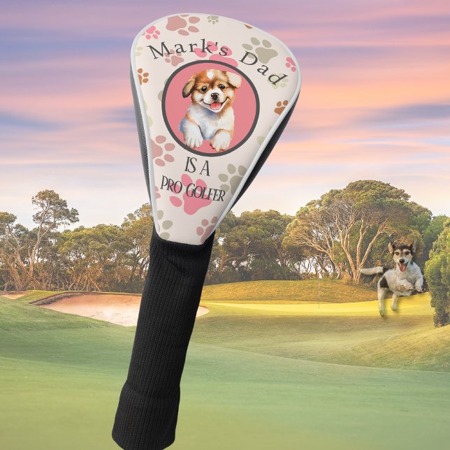 Funda Para Palo De Golf Foto personalizada y nombre del mascota (Subido por el creador)