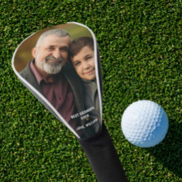 Funda Para Palo De Golf Foto personalizado Mejor Regalo del Día del Abuelo