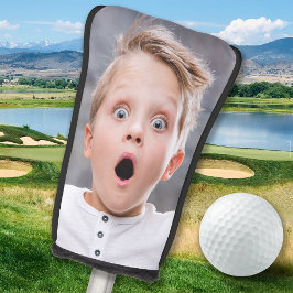 Funda Para Palo De Golf Foto personalizado Simple Personalizada Golfer Put