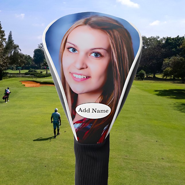 Funda Para Palo De Golf Foto personalizado y texto personalizado (Subido por el creador)