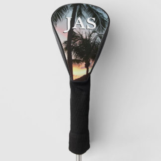 Funda Para Palo De Golf Fotografía de paisajes tropicales de palmas de sol