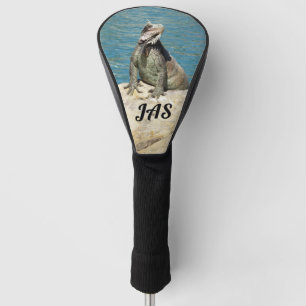 Funda Para Palo De Golf Fotografía de vida salvaje tropical de Iguana en S