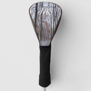 Funda Para Palo De Golf Fotografía del paisaje invernal de la nieve desech