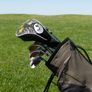 Funda Para Palo De Golf Fotografía monográfica de silueta genética gran