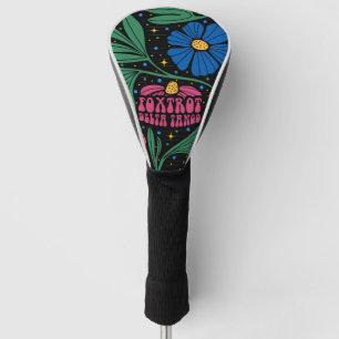 Funda Para Palo De Golf Foxtrot Delta Tango Flower Boho
