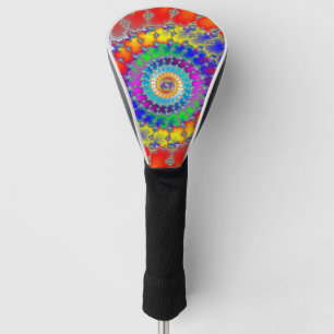 Funda Para Palo De Golf Fractal psicodélico