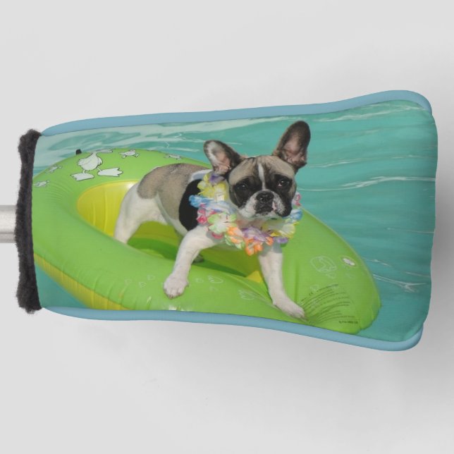 Funda Para Palo De Golf Französische Bulldogge Sommer French Bulldog (Anverso)
