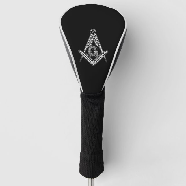 Funda Para Palo De Golf Freemason (negro) (Anverso)