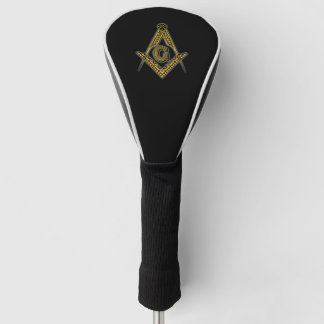 Funda Para Palo De Golf Freemason (negro y oro)