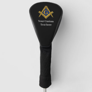 Funda Para Palo De Golf Freemason Square y Compass Masonic Gift Golfer