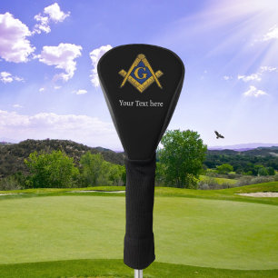 Funda Para Palo De Golf Freemason Square y Compass Masonic Gift Golfer