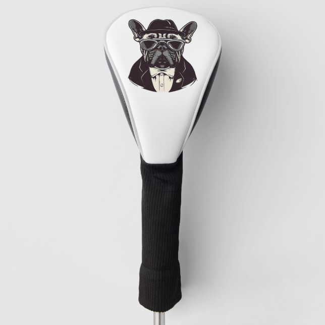 Funda Para Palo De Golf Frenchie El Gángster (Anverso)