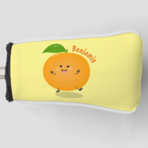 Funda Para Palo De Golf Fruta cítrica naranja bailando linda