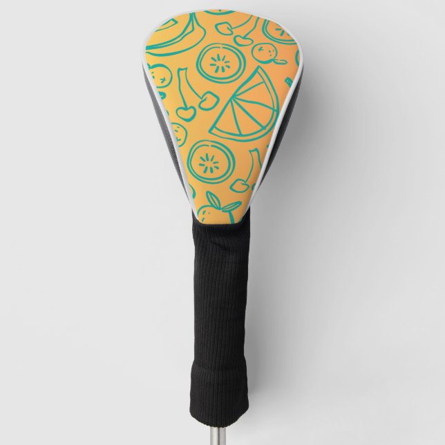 Funda Para Palo De Golf Frutas (Anverso)