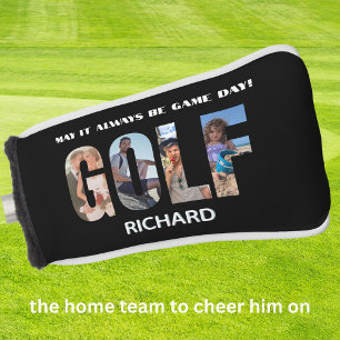 Funda Para Palo De Golf Fun Golf Photo Message Nombre Monograma