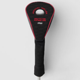 Funda Para Palo De Golf funda de cabeza de golf negra genial con su nombre
