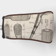 Funda de cabeza de golf vintage