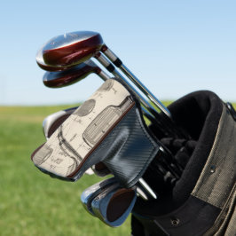 Funda Para Palo De Golf Funda de cabeza de golf vintage