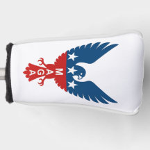 Funda de putter del club de golf MAGA Hawk