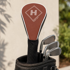 Funda Para Palo De Golf Funda para driver de golf | Monograma geométrico m