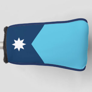 Funda Para Palo De Golf Funda para putter de golf con la bandera de Minnes