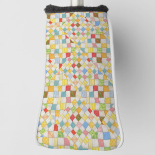 Funda Para Palo De Golf Funda para Putter de Golf en Mosaico de Colcha