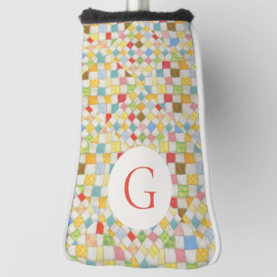 Funda Para Palo De Golf Funda para Putter de Golf en Mosaico de Colcha + I