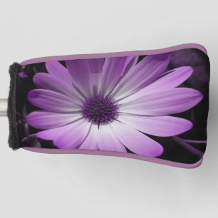 Funda Para Palo De Golf Funda Purple Daisy Flower Golf Putter