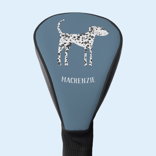 Funda Para Palo De Golf Fundición Dalmatian Perro Cubierta Personalizada d (Dalmatian dog personalized golf head cover)