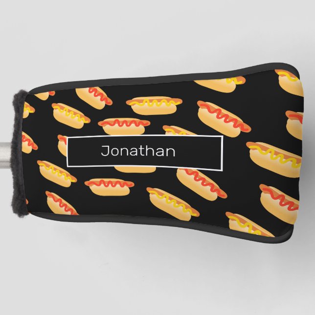 Funda Para Palo De Golf Fundición Hot Dogs Tapa de la cabeza de golf (Anverso)