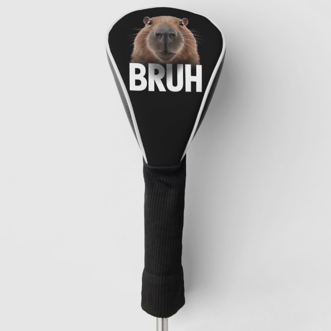 Funda Para Palo De Golf Funny Capybara Bruh (Anverso)