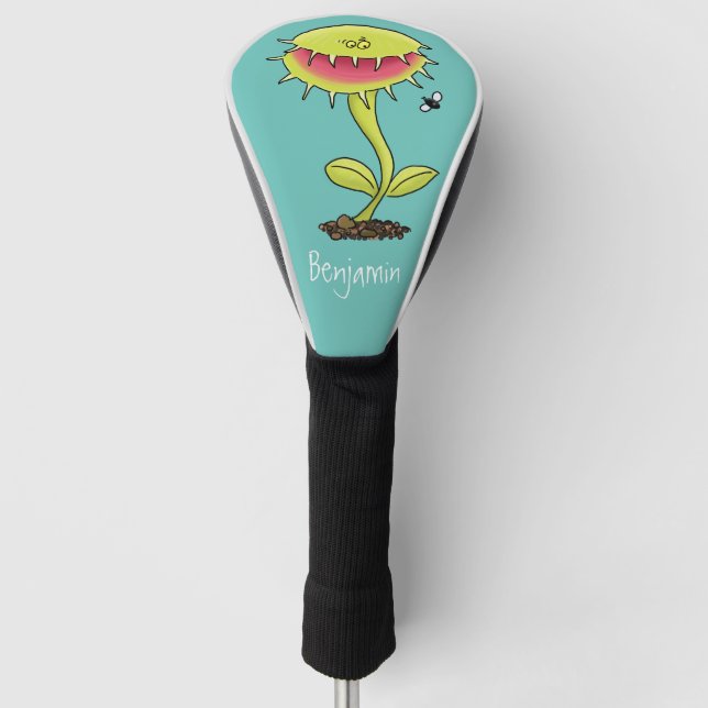 Funda Para Palo De Golf Funny carnívoro Venus trampa de mosca personalizad (Anverso)