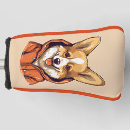 Funda Para Palo De Golf Funny Corgi Usando Hoodie