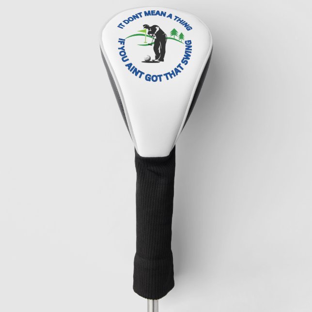 Funda Para Palo De Golf Funny Cubierta Personalizable de Cabeza de Golf pa (Anverso)