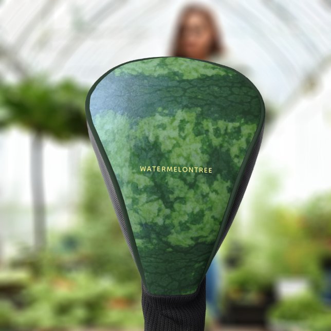 Funda Para Palo De Golf Funny Green Watermelon Rind Fruit Driver (🍉Watermelon lover and play golf? ⛳Boom! Add your name!)