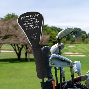 Funda Para Palo De Golf Funny Personalizado Abuelo apodo y monograma