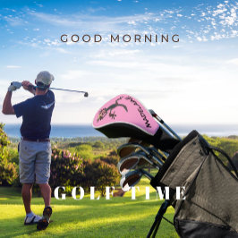 Funda Para Palo De Golf Funny Startny Lizard Custom Name