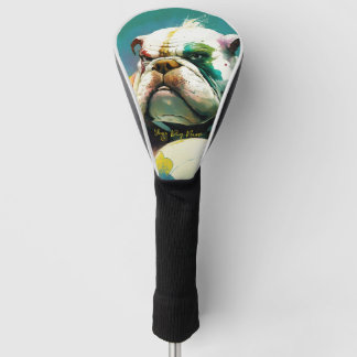 Funda Para Palo De Golf Fútbol americano - Bulldog Fanny Anime 004