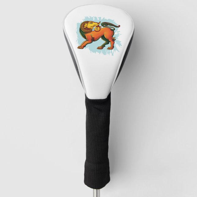 Funda Para Palo De Golf Gajasinha – Mythical Guardian of Strength (Anverso)