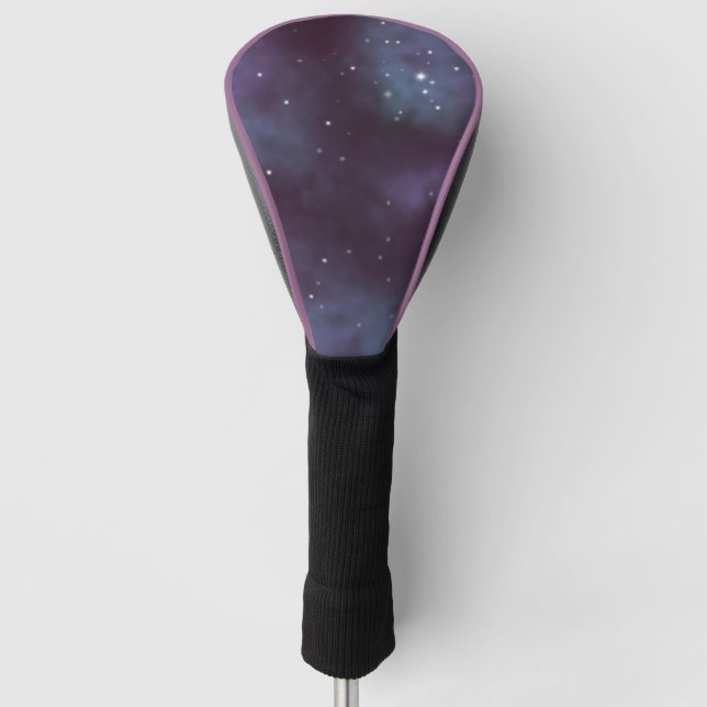 Funda Para Palo De Golf Galaxia Mystical Dusty Violet (Anverso)