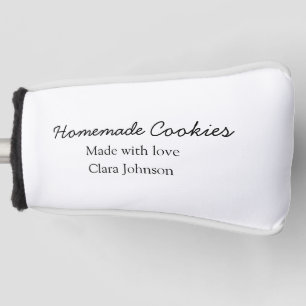 Funda Para Palo De Golf Galletas caseras añade tu nombre de texto personal
