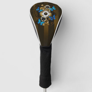 Funda Para Palo De Golf Gases de vapor y mariposas azules