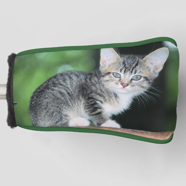 Funda Para Palo De Golf Gatito (Anverso)
