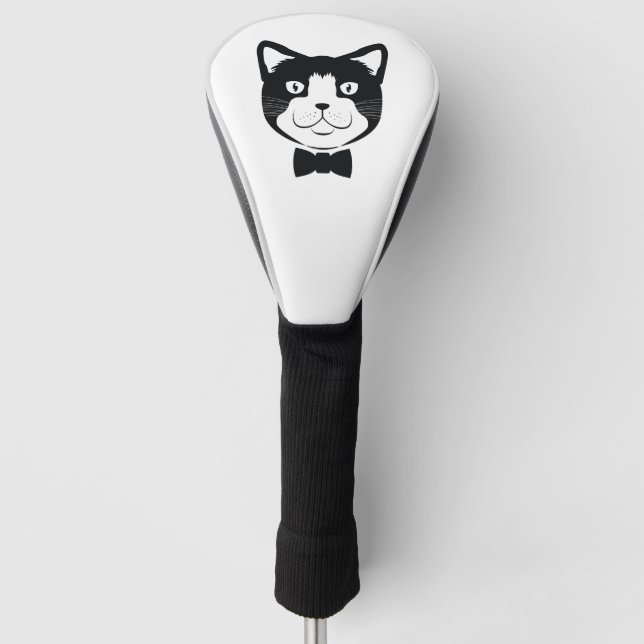 Funda Para Palo De Golf Gato con empate (Anverso)