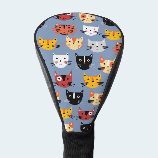 Funda Para Palo De Golf Gato de corte (Fun kitty cats golf head cover)