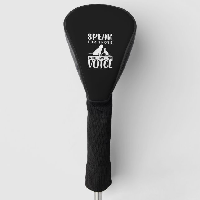 Funda Para Palo De Golf Gato de perro (Anverso)