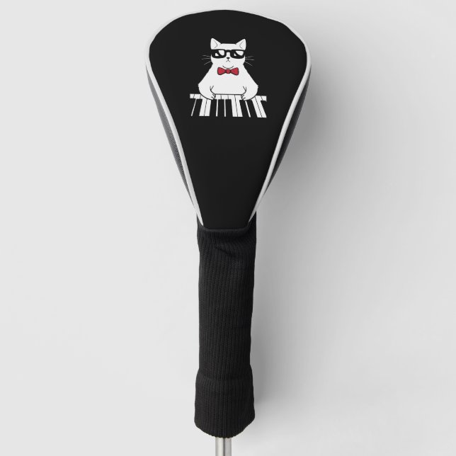 Funda Para Palo De Golf Gato de piano (Anverso)