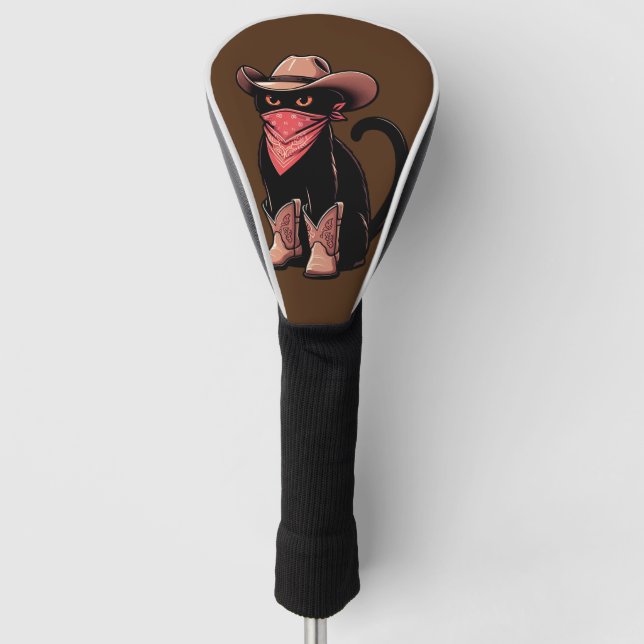 Funda Para Palo De Golf Gato de vaca (Anverso)