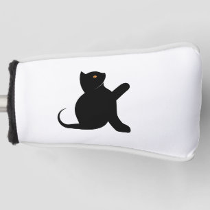 Funda Para Palo De Golf Gato diciendo hola