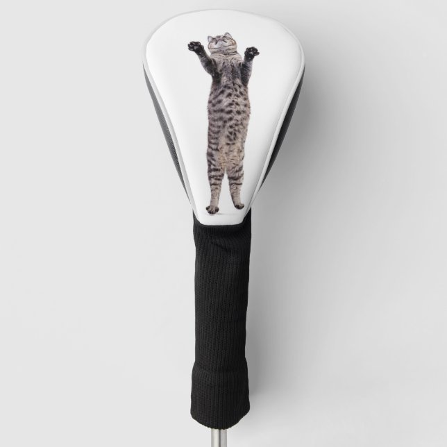 Funda Para Palo De Golf Gato feliz (Anverso)